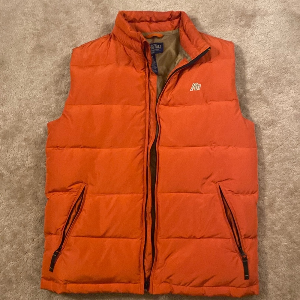 Aeropostale Puffer Vest, Orange